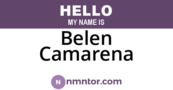 Belen Camarena