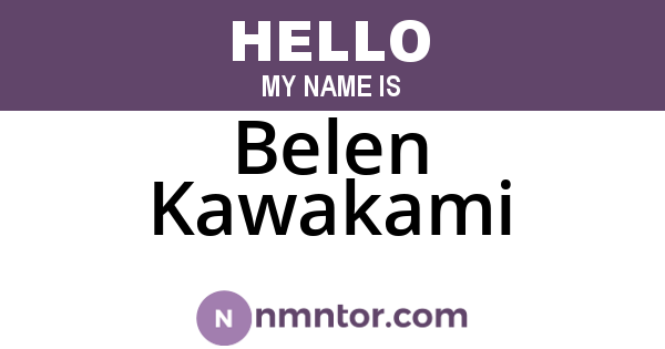 Belen Kawakami