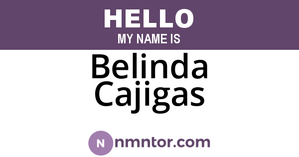 Belinda Cajigas