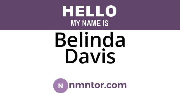 Belinda Davis