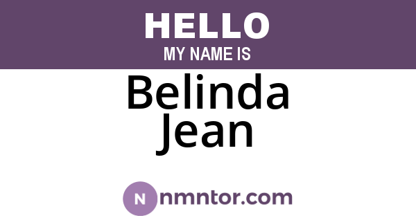 Belinda Jean