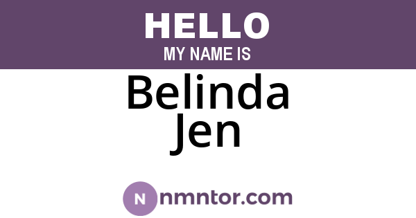 Belinda Jen