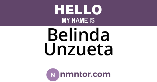 Belinda Unzueta