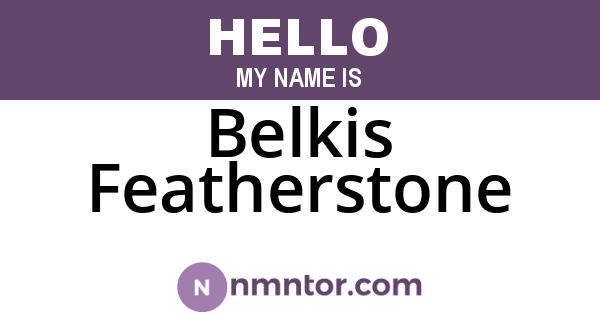 Belkis Featherstone