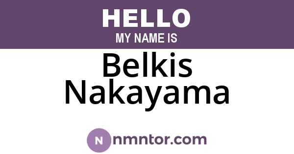 Belkis Nakayama