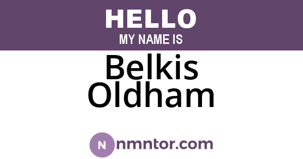 Belkis Oldham