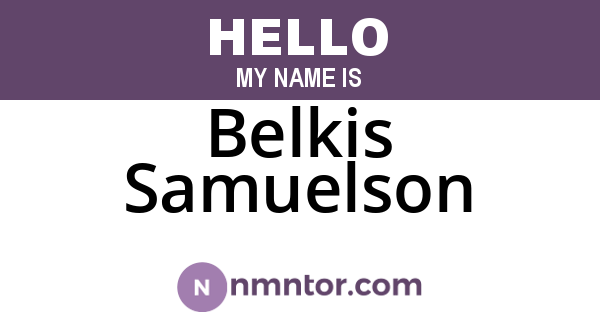 Belkis Samuelson