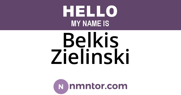 Belkis Zielinski