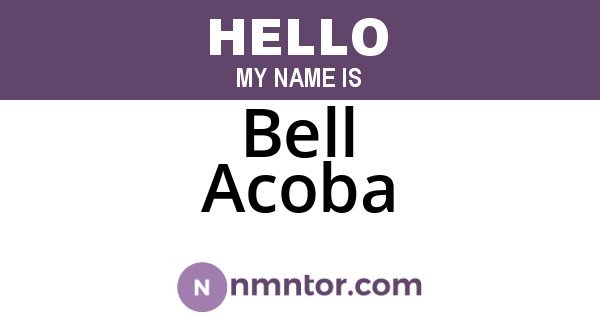 Bell Acoba