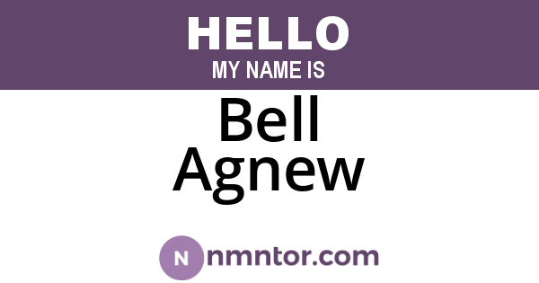 Bell Agnew