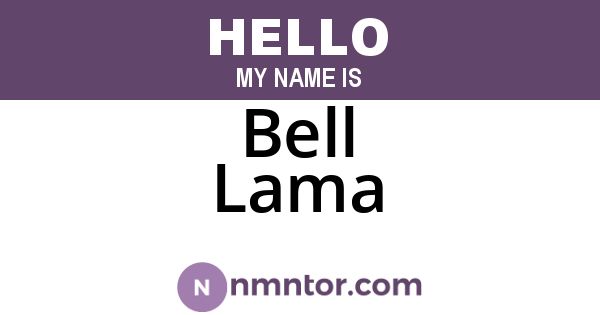 Bell Lama