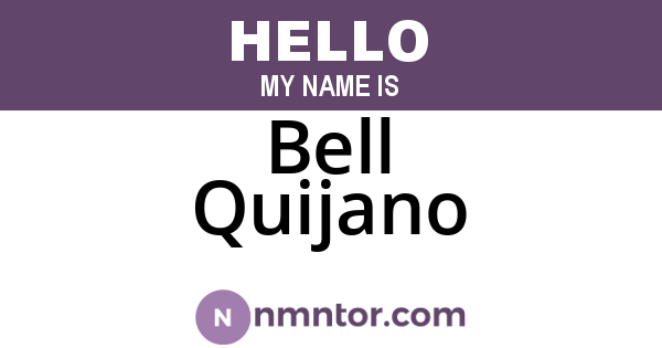 Bell Quijano
