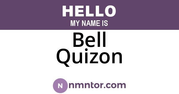 Bell Quizon