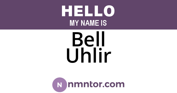 Bell Uhlir