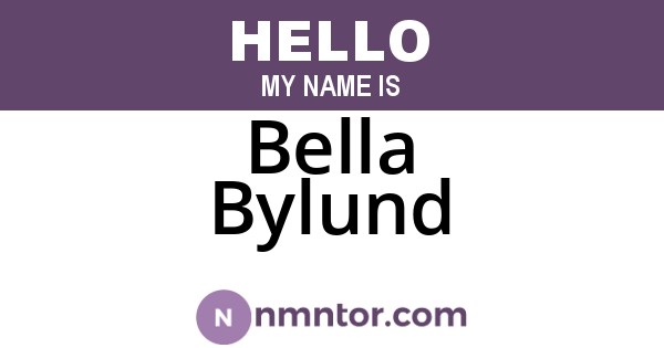 Bella Bylund
