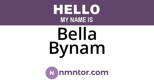 Bella Bynam
