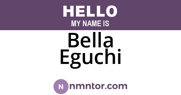 Bella Eguchi