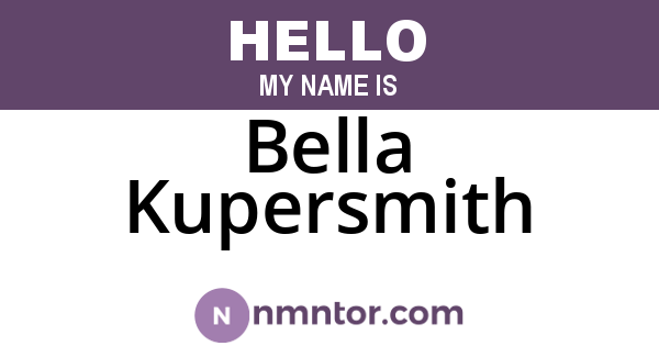 Bella Kupersmith