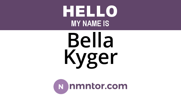 Bella Kyger