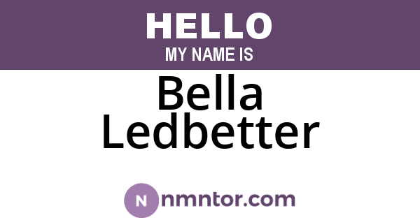 Bella Ledbetter