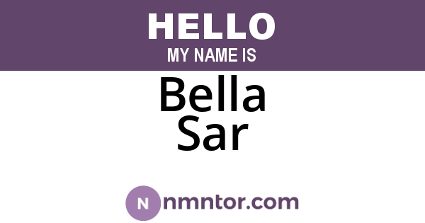 Bella Sar