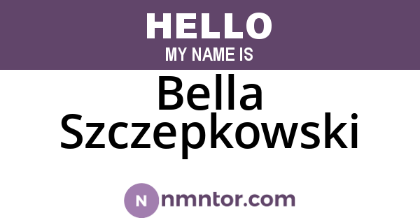 Bella Szczepkowski