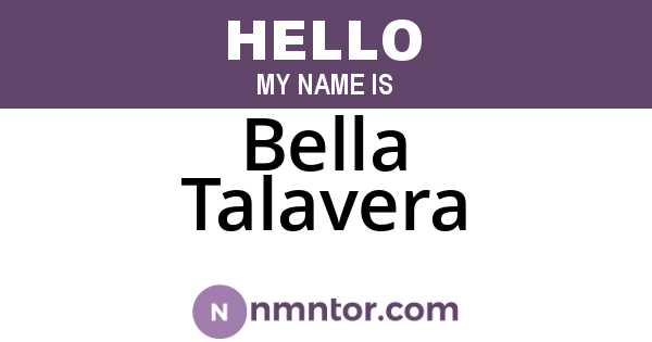 Bella Talavera