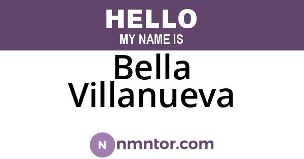 Bella Villanueva