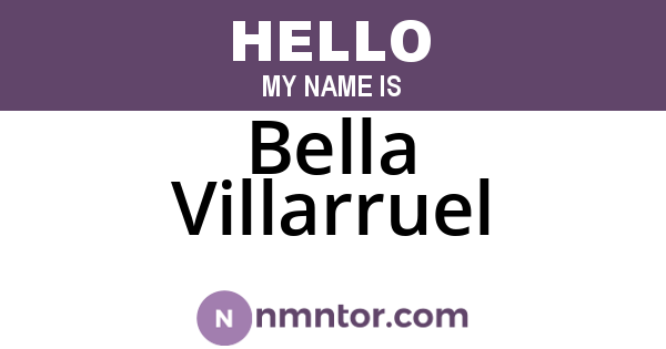 Bella Villarruel