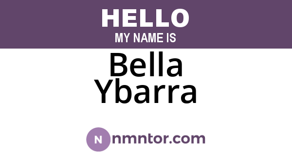 Bella Ybarra