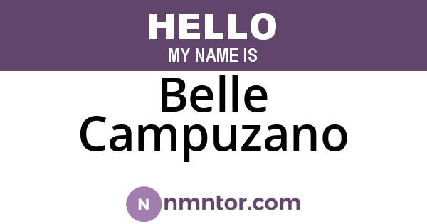 Belle Campuzano