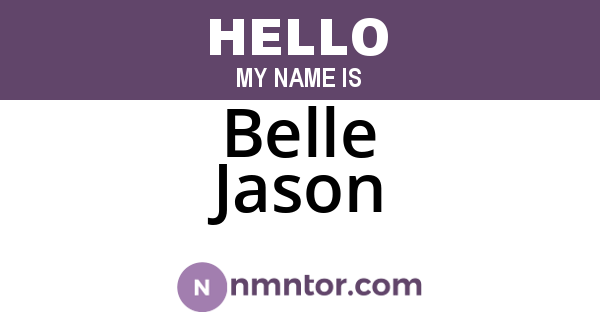 Belle Jason