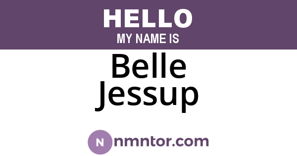Belle Jessup