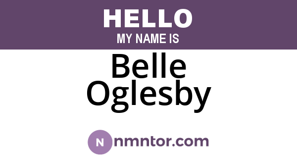 Belle Oglesby