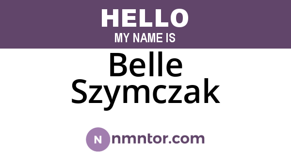 Belle Szymczak