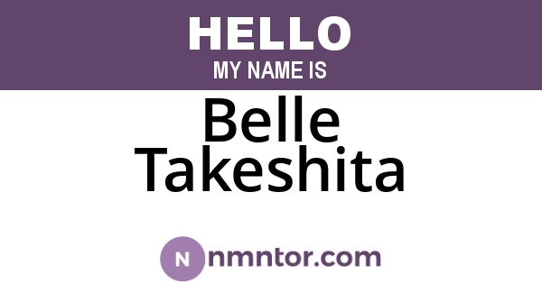 Belle Takeshita