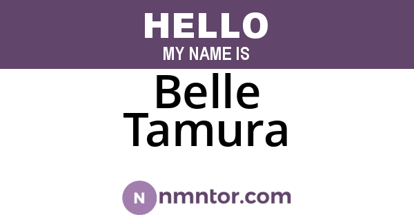 Belle Tamura