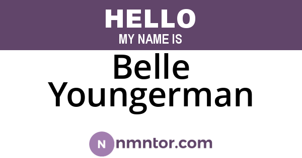 Belle Youngerman