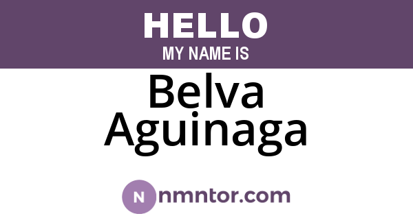 Belva Aguinaga