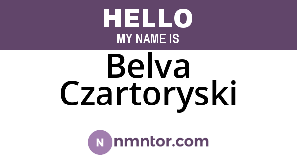 Belva Czartoryski