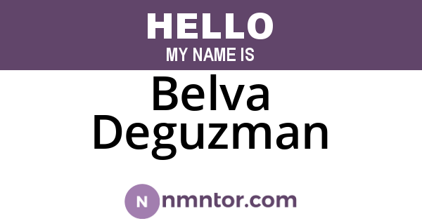 Belva Deguzman
