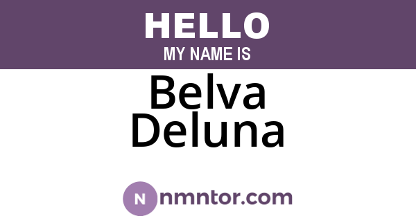 Belva Deluna
