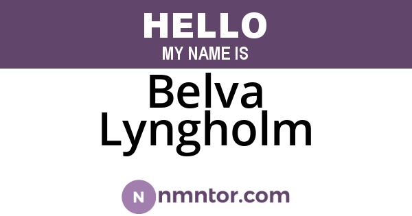Belva Lyngholm