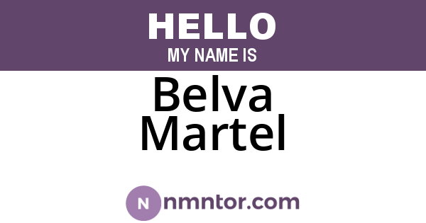 Belva Martel