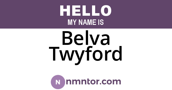 Belva Twyford