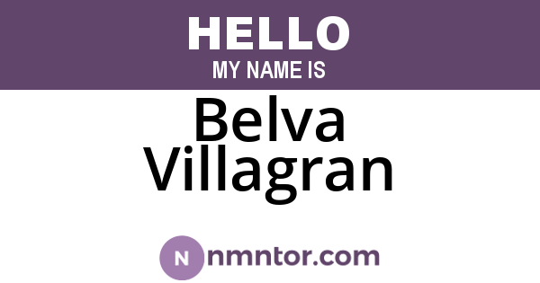 Belva Villagran