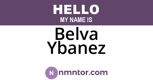 Belva Ybanez