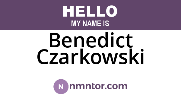 Benedict Czarkowski
