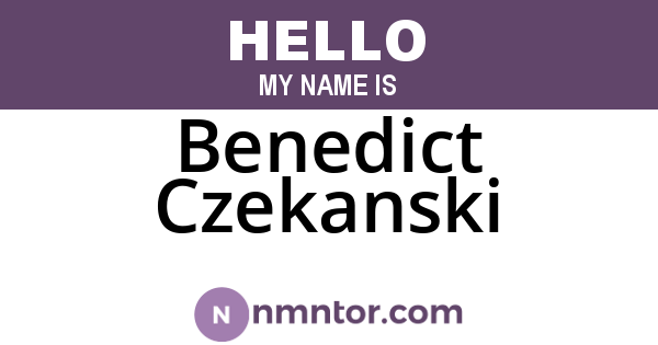 Benedict Czekanski