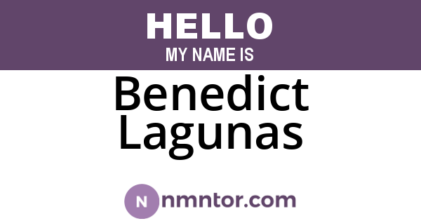Benedict Lagunas